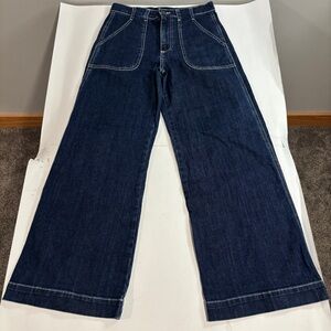Ramy Brook Dark Blue Flare & Wide Leg Jeans